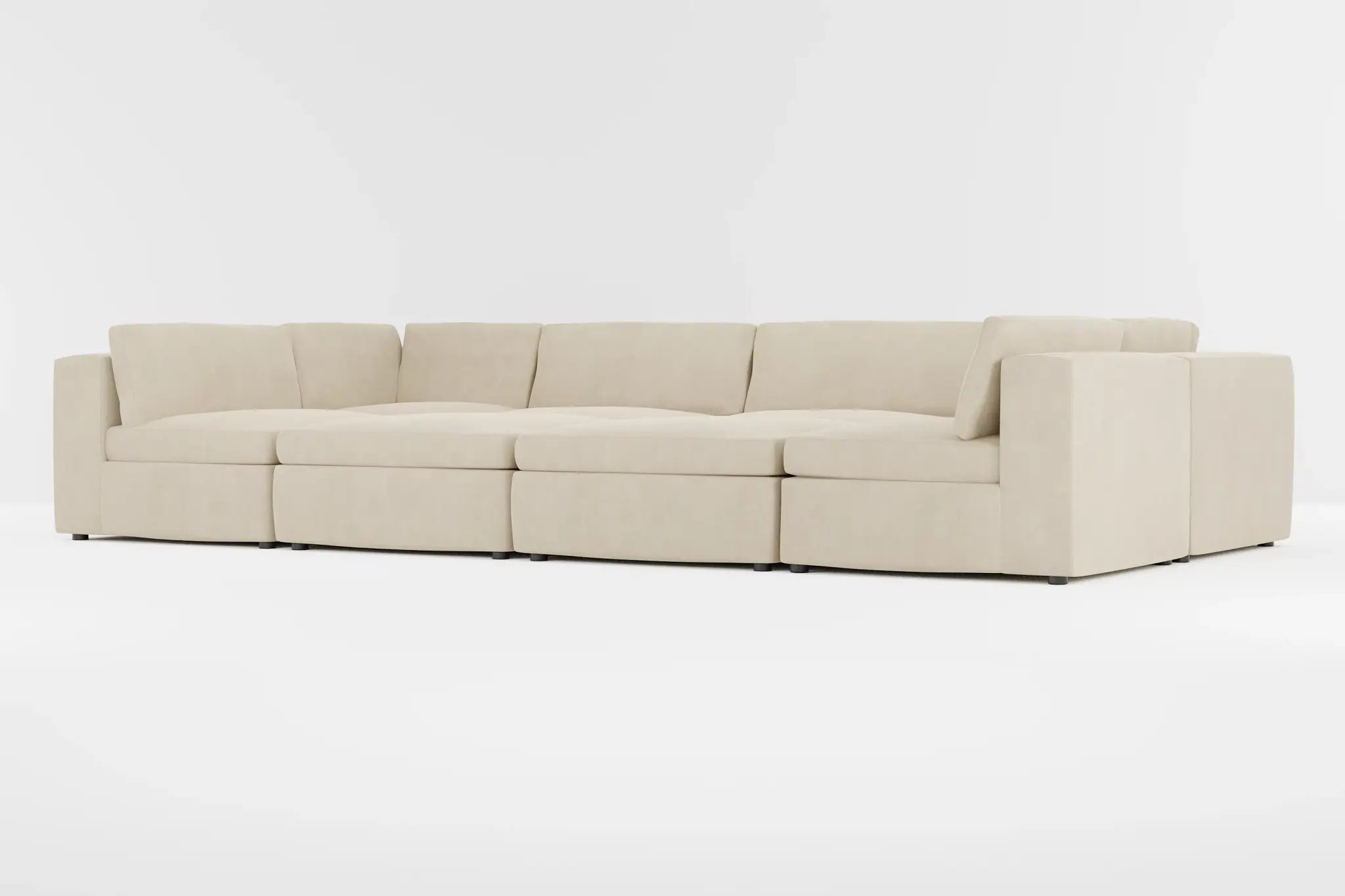 Destin Peyton Beige Fabric 8-piece Pit Sectional Destin Peyton Beige Fabric 8-piece Pit Sectional