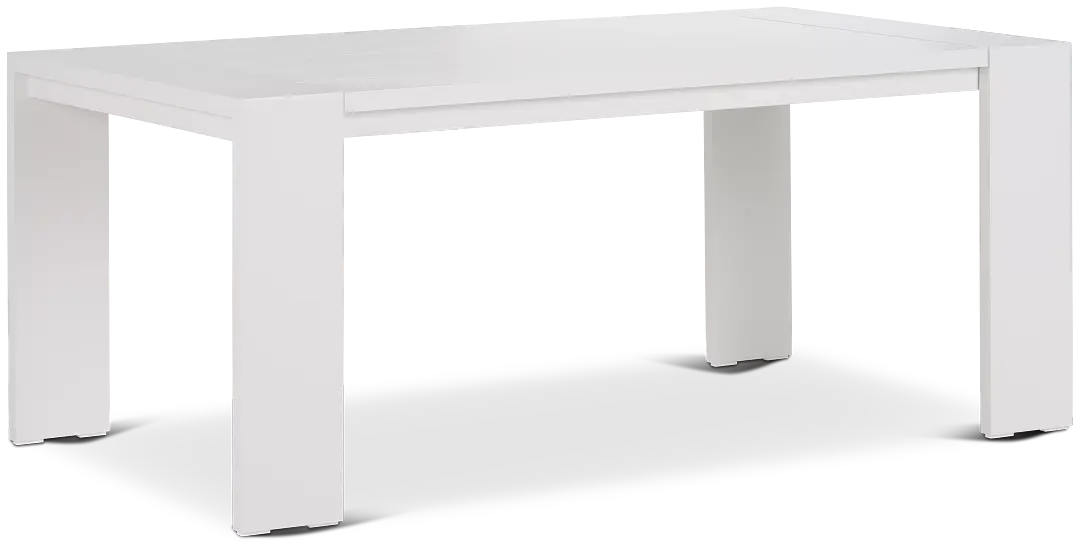 Linear White 70" Rectangular Table Linear White 70" Rectangular Table