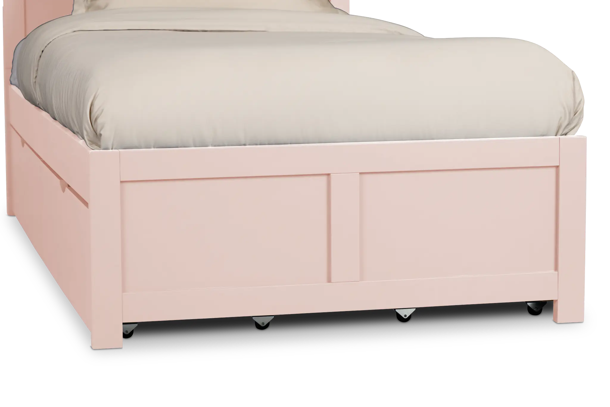 Charleston Pink Panel Bed With 4 Storage Drawers Charleston Pink Panel Bed With 4 Storage Drawers
