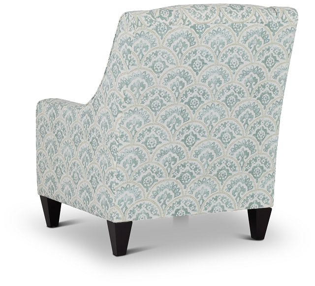 Tomini Green Fabric Accent Chair (4)