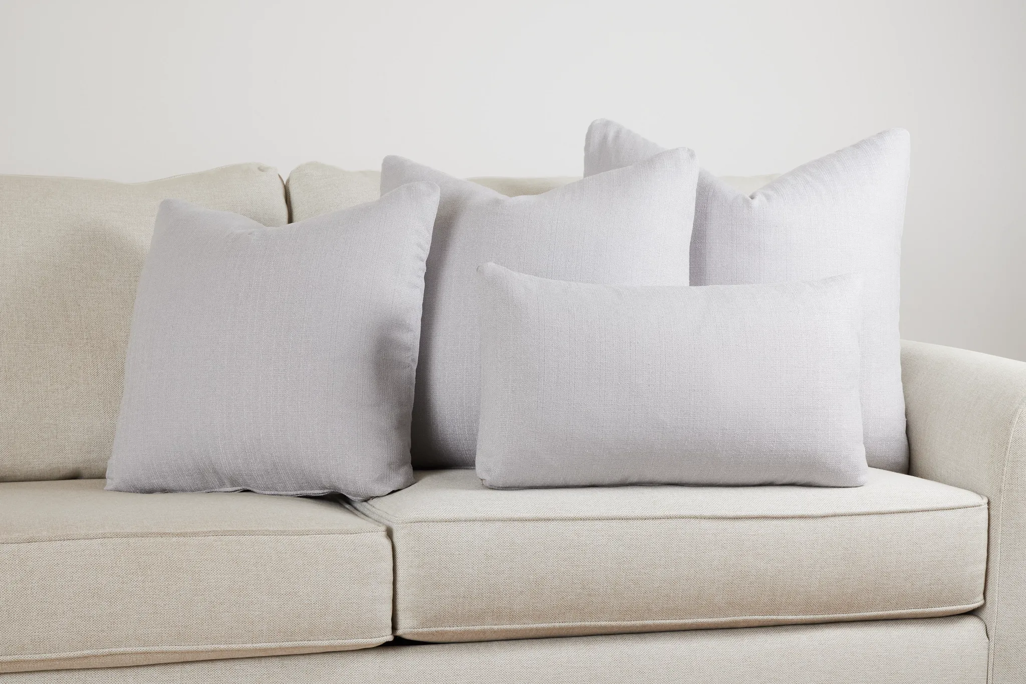 Zeke Light Gray 24" Accent Pillow