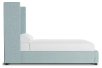 Captiva Elite Light Blue 60" Upholstered Shelter Bed