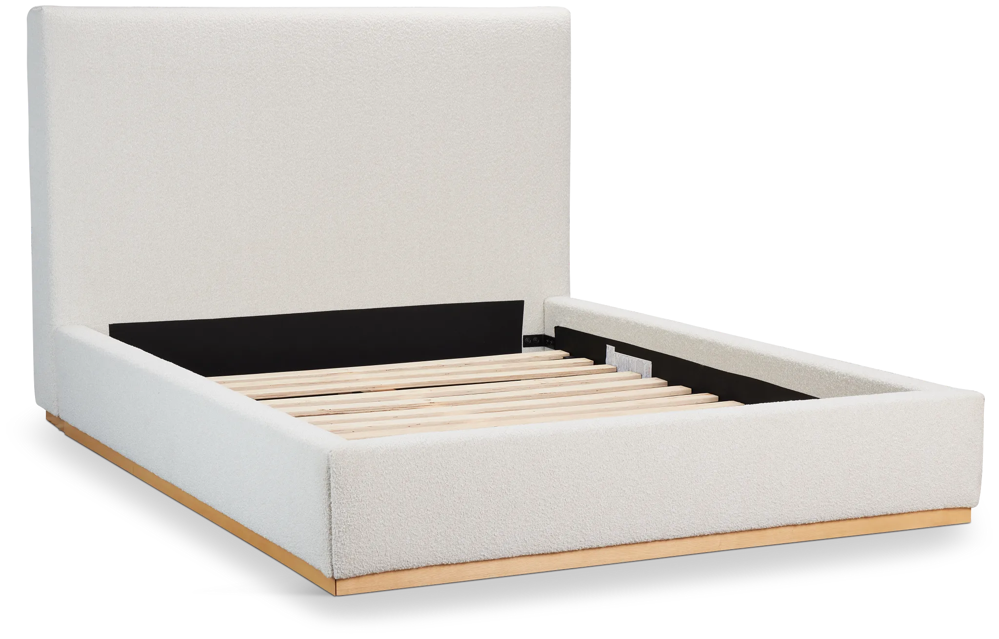 Calabasas Beige Uph Panel Bed