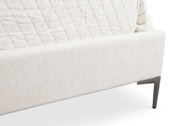 Kent Light Beige Uph Panel Bed