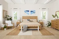 Nantucket Light Tone Panel Bed