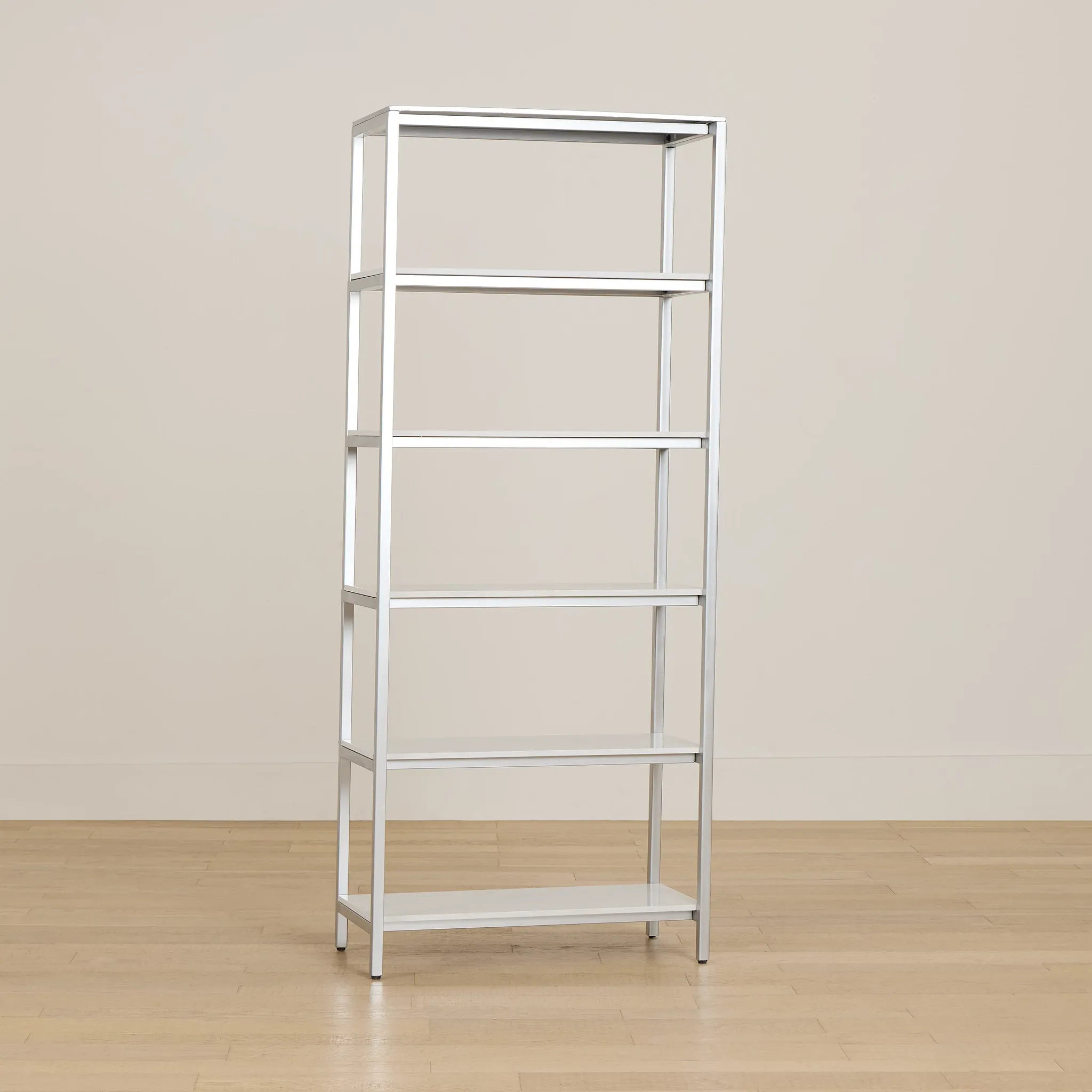 Lukas Silver Bookcase