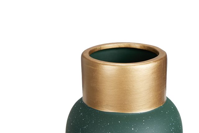 Lanu Dark Green Vase