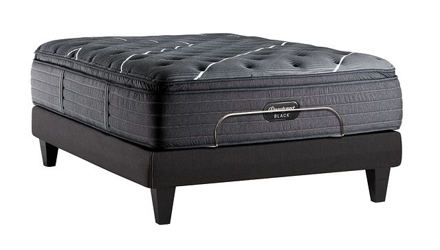 Beautyrest Black C-class Plush Pillowtop Black Luxury Adjustable Mattress Set