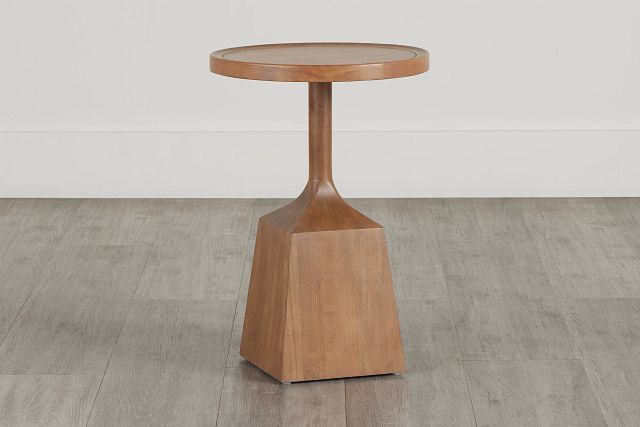 Provo Mid Tone Round Pedestal Table