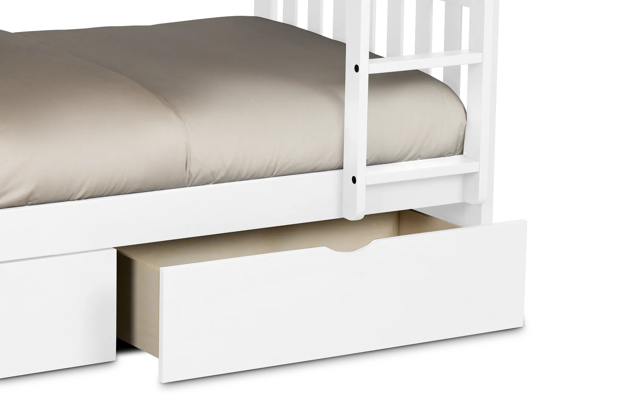 Charleston White Storage Bunk Bed