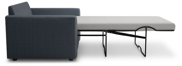 Siesta Lucy Navy Fabric Memory Foam Sleeper