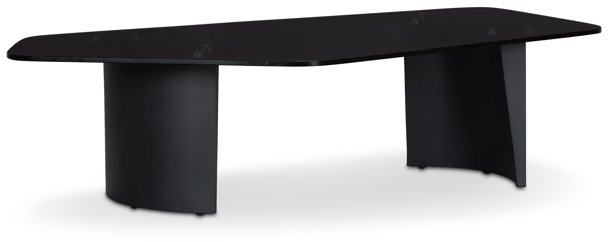 Argo Black Glass Coffee Table Argo Black Glass Coffee Table