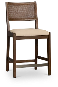Pacific Mid Tone Woven 24" Barstool