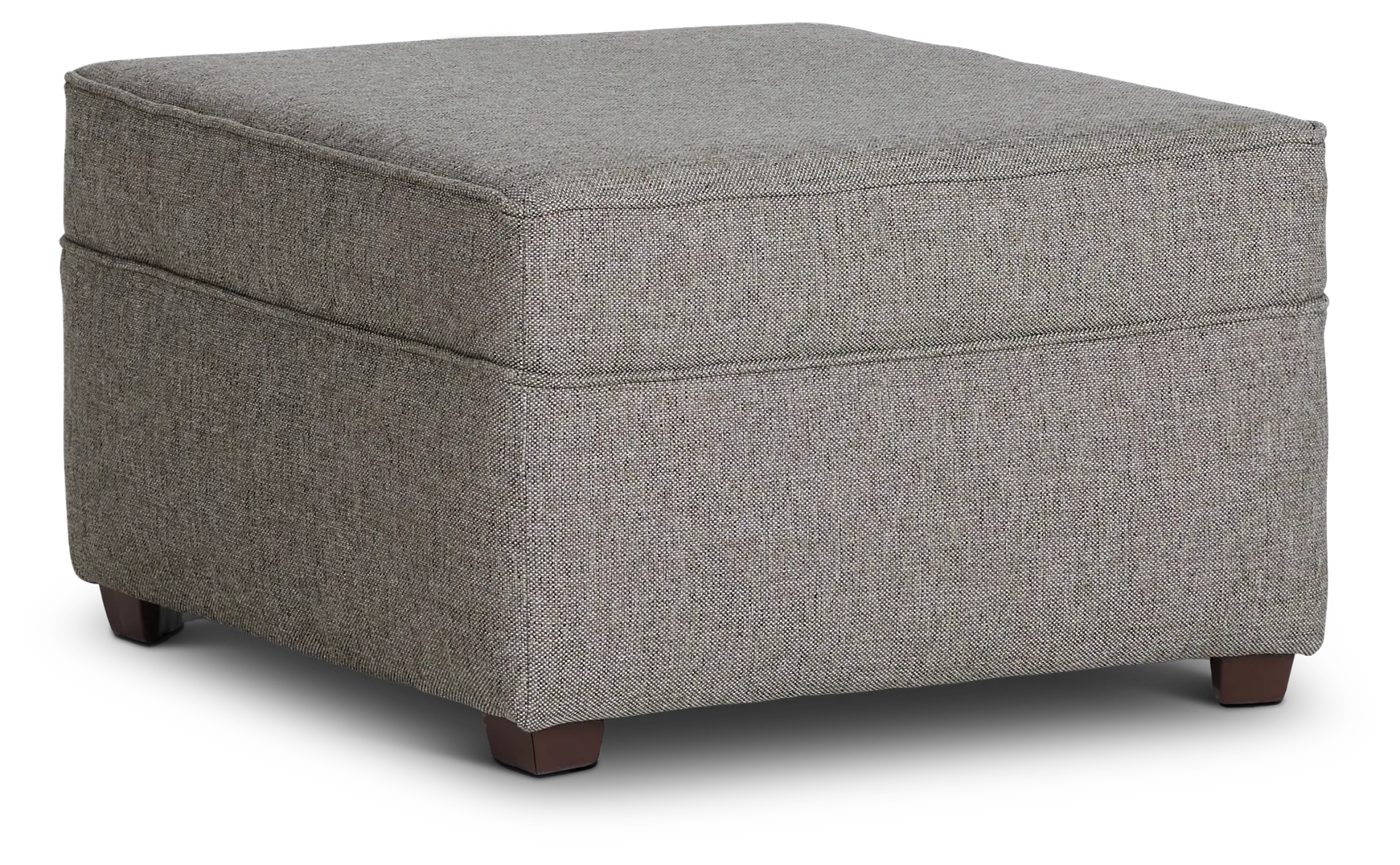 Asheville Brown Fabric Ottoman Asheville Brown Fabric Ottoman
