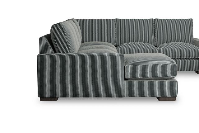 Edgewater Lucy Navy Medium Left Chaise Sectional