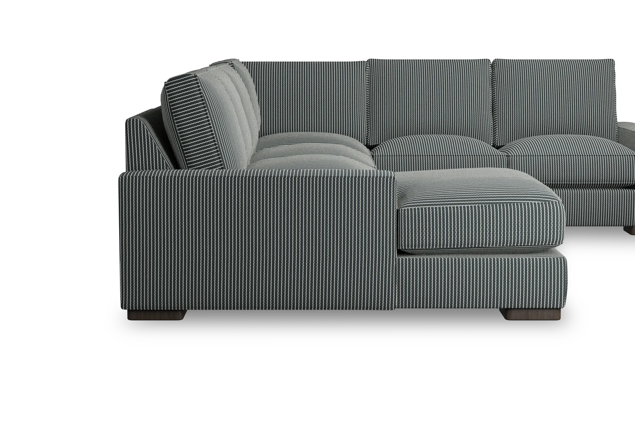 Edgewater Lucy Navy Medium Left Chaise Sectional