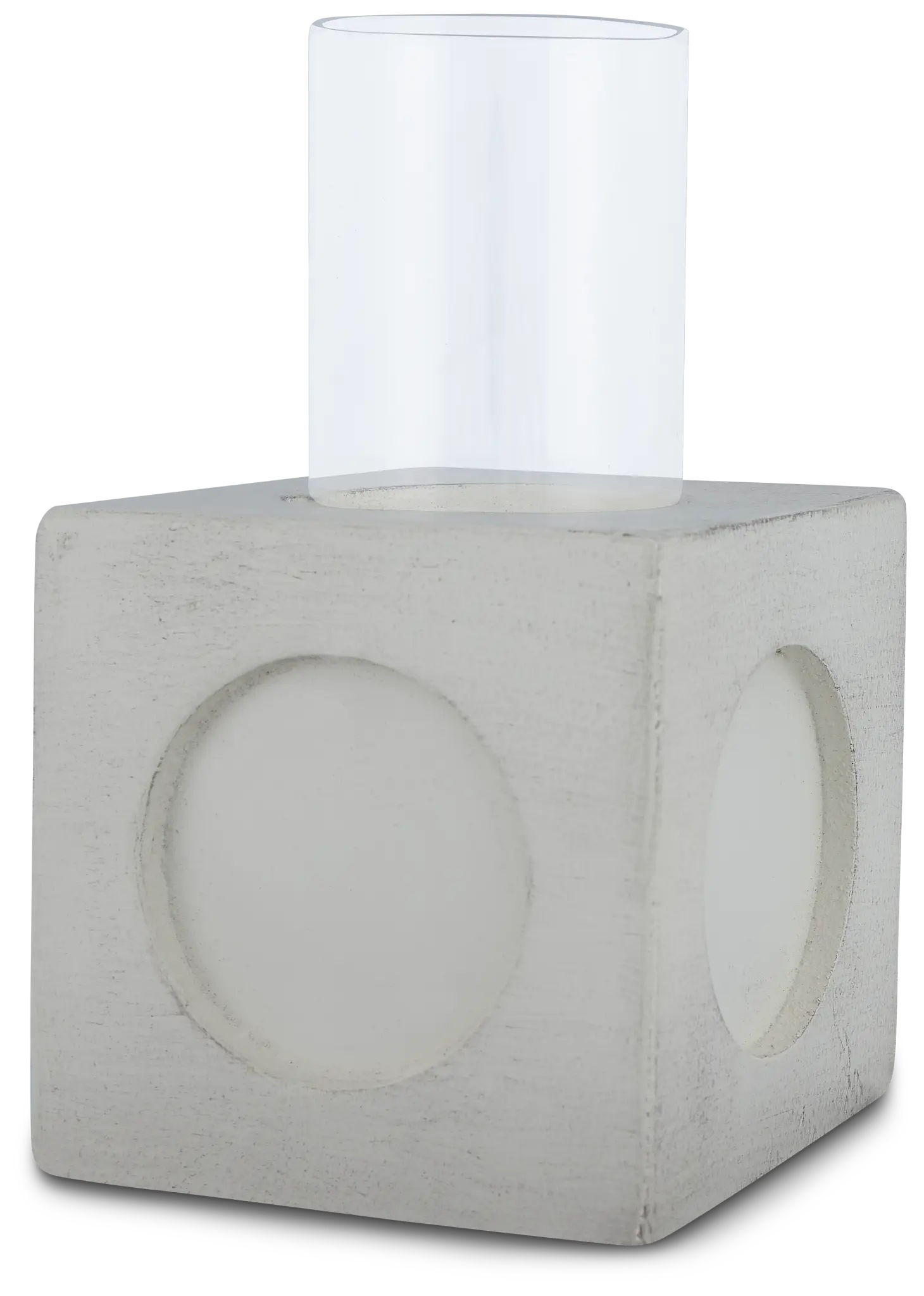 Bedford White Small Candle Holder Bedford White Small Candle Holder