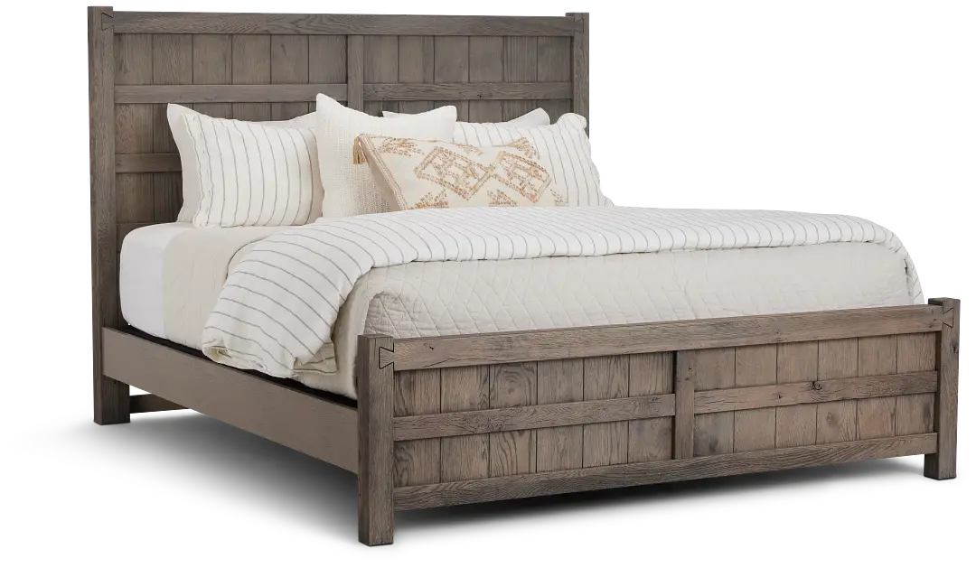 Salt Lake Gray Panel Bed Salt Lake Gray Panel Bed