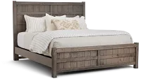 Salt Lake Gray Panel Bed