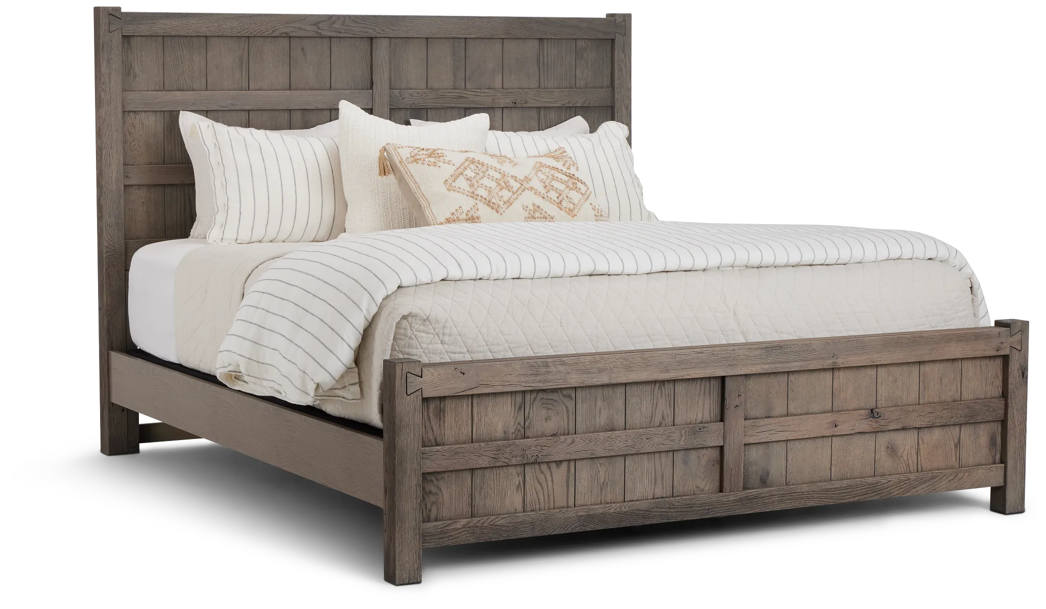 Salt Lake Gray Panel Bed