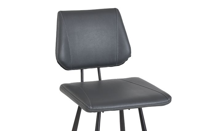 Gunnar Dark Gray 30" Upholstered Barstool