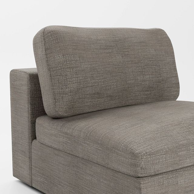 Destin Victory Gray Fabric Swivel Chair