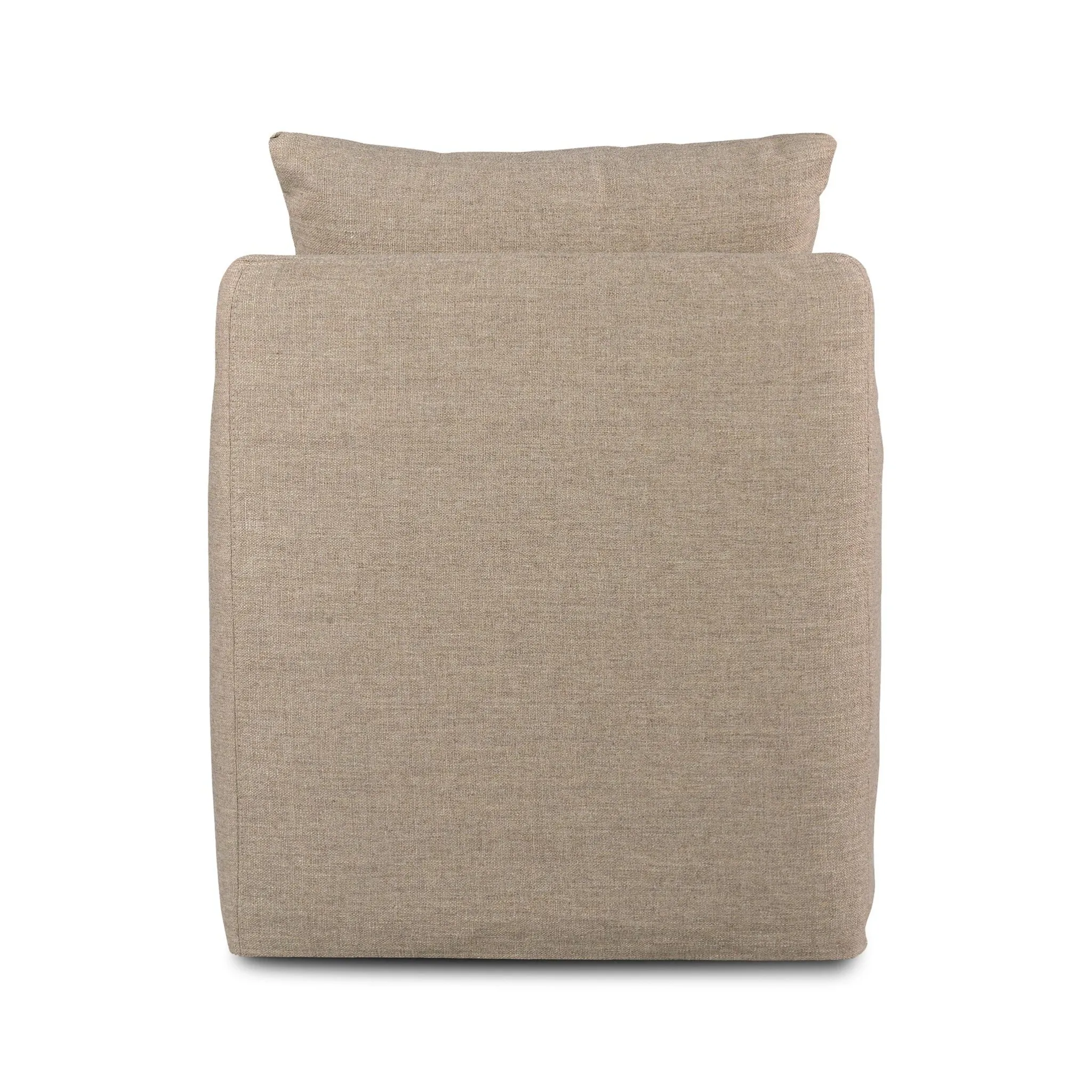 Four Hands Mika Taupe Slipcover Swivel Accent Chair