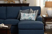Pfeifer Blue Lumbar Accent Pillow
