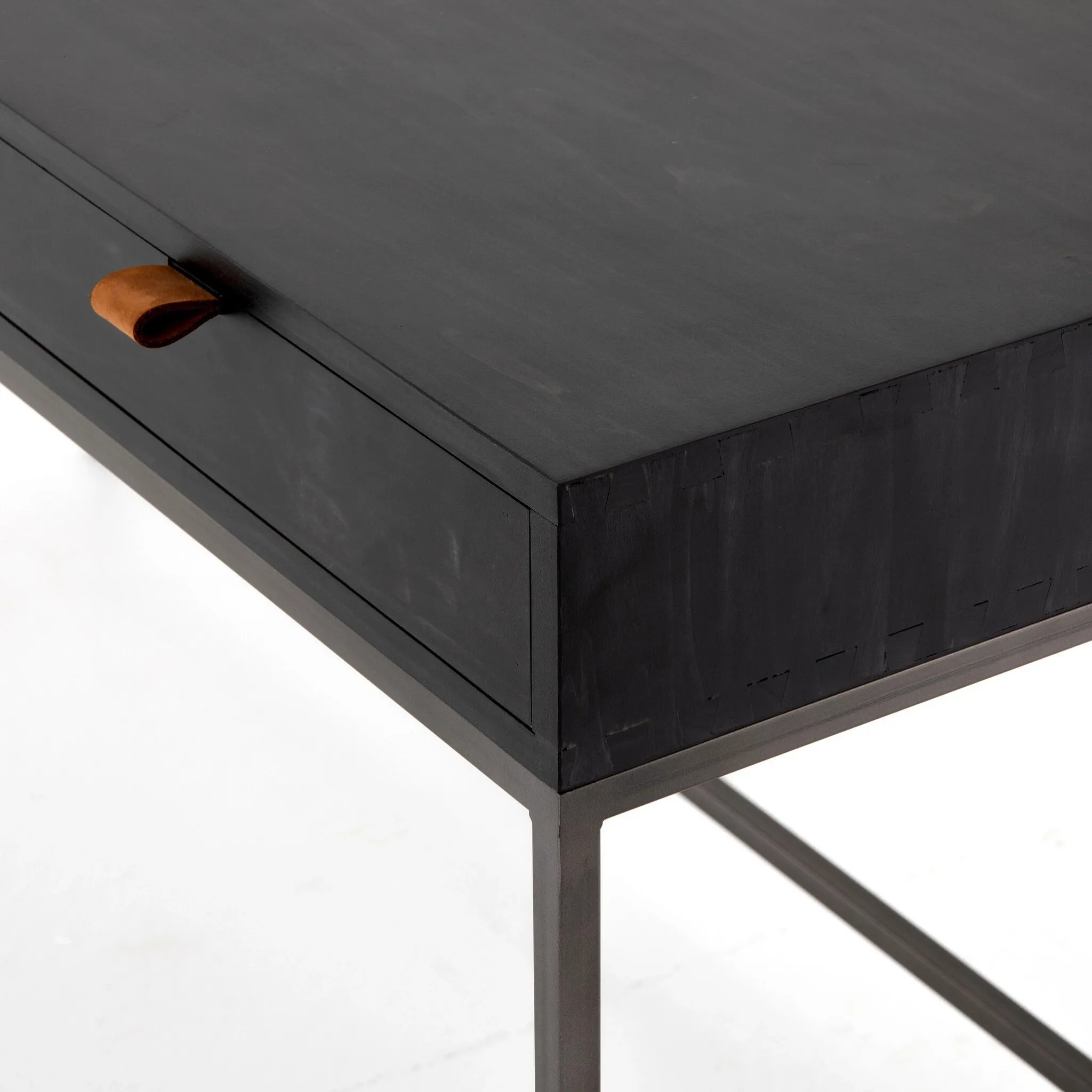 Four Hands Eddie Black Writing Desk