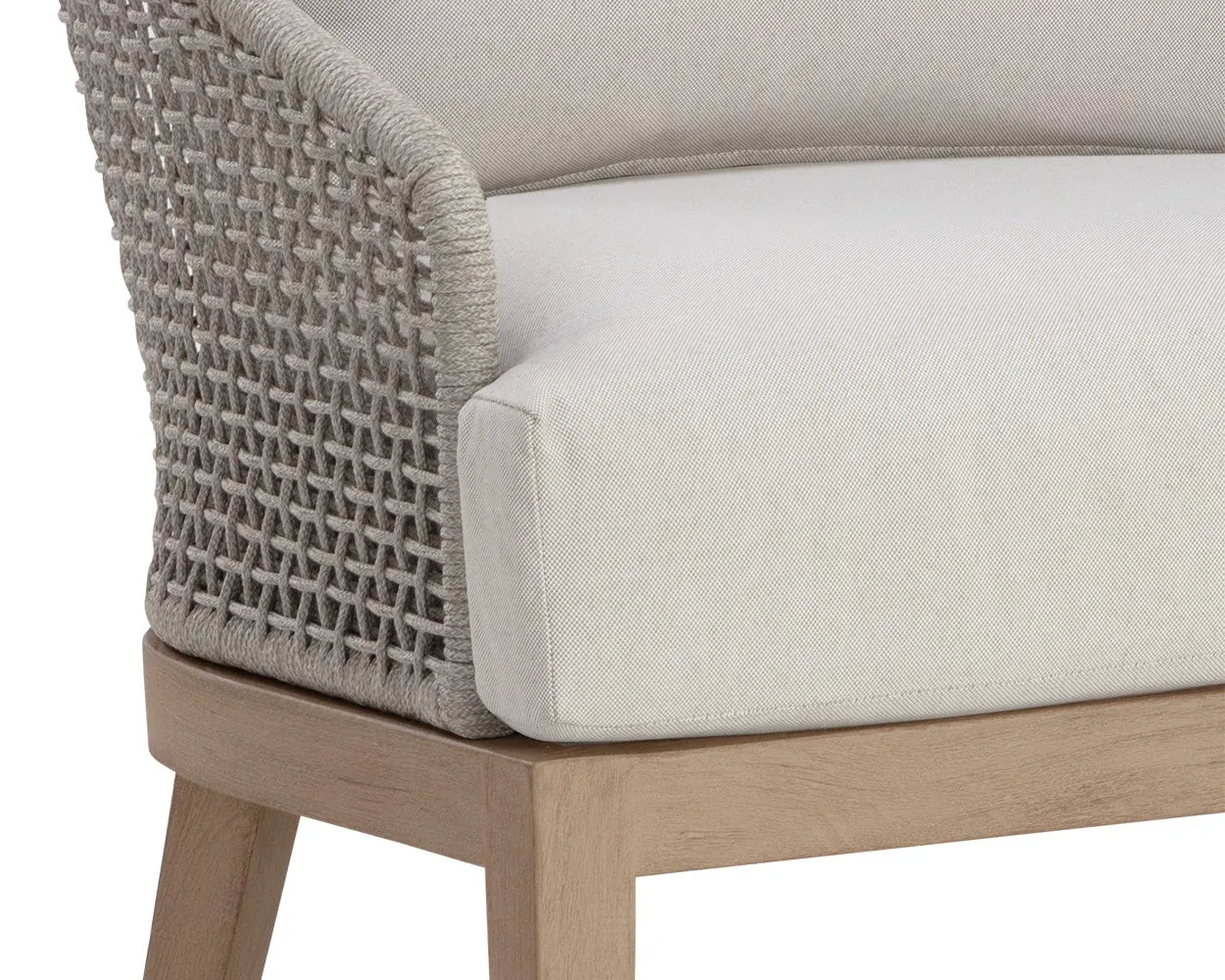 Ukiah Gray Accent Chair With Light Gray Cushions