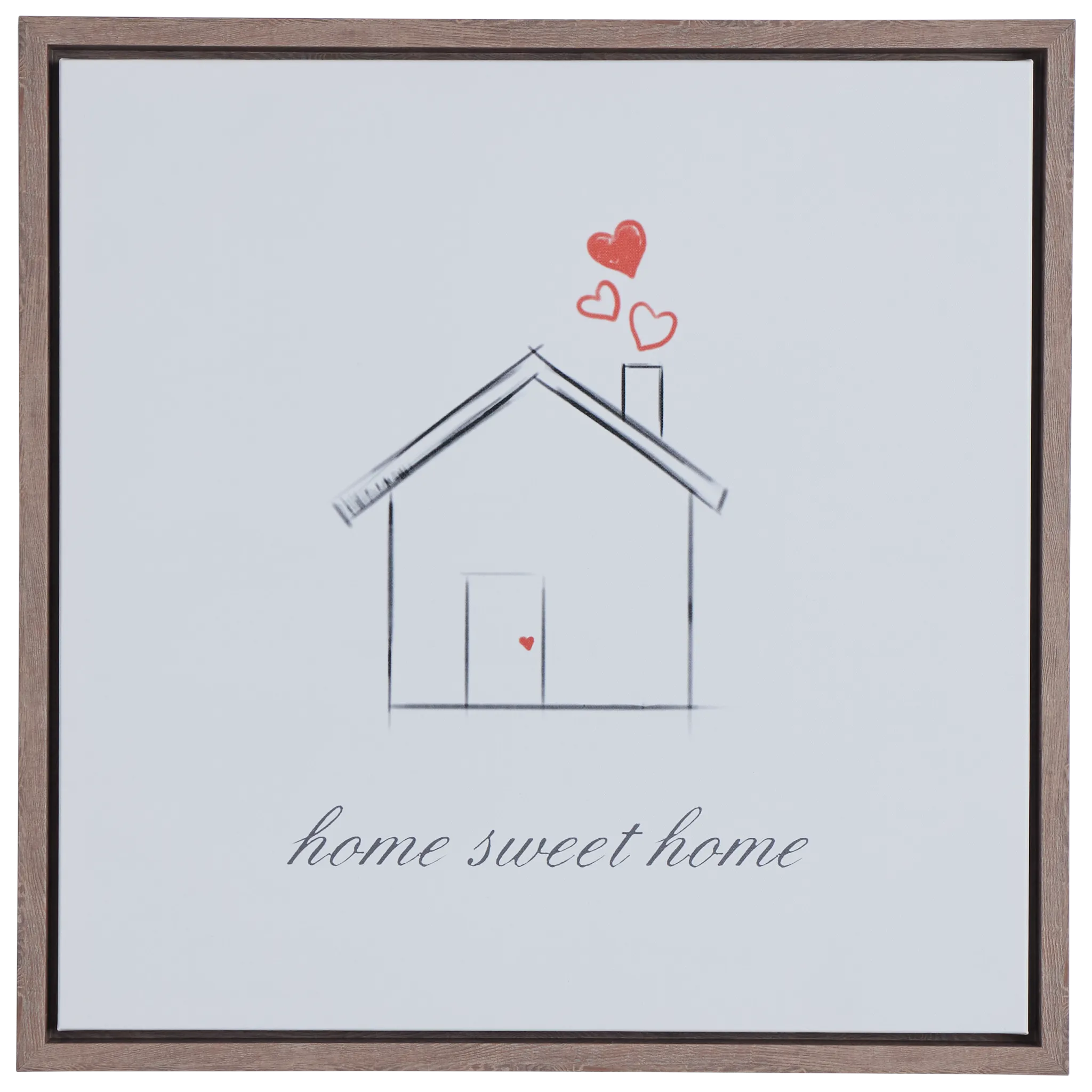 Abode White Framed Wall Art