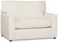 Tate Light Beige Fabric Memory Foam Sleeper
