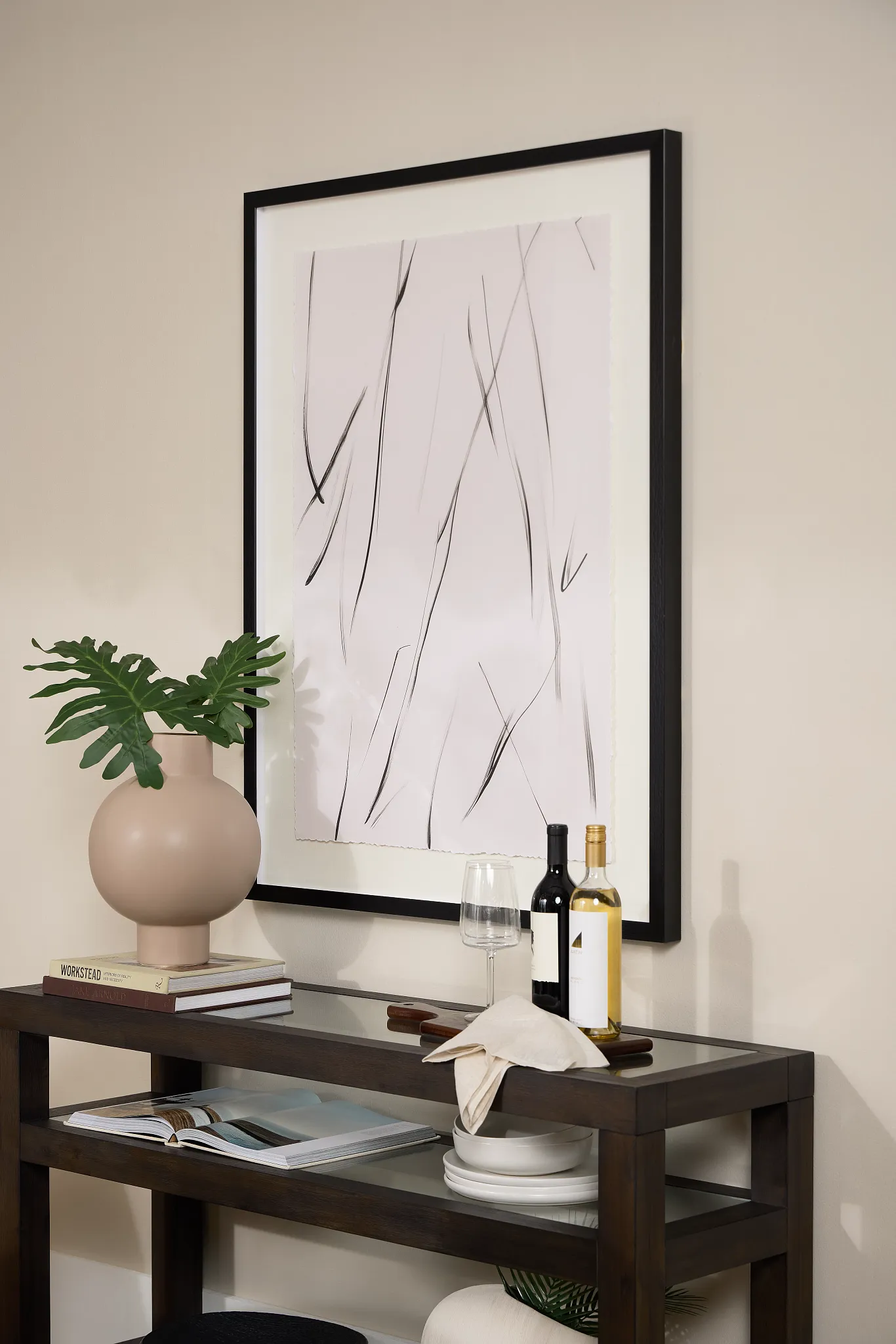 Madden Dark Tone Sofa Table