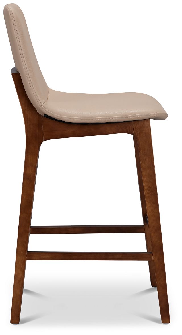 Hamilton Taupemicro 30" Upholstered Barstool