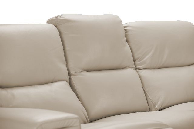 Porto Beige Lthr/vinyl Power Reclining Sofa