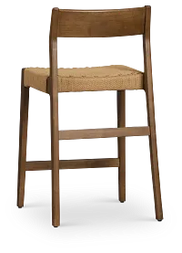Santorini Mid Tone 24" Woven Barstool