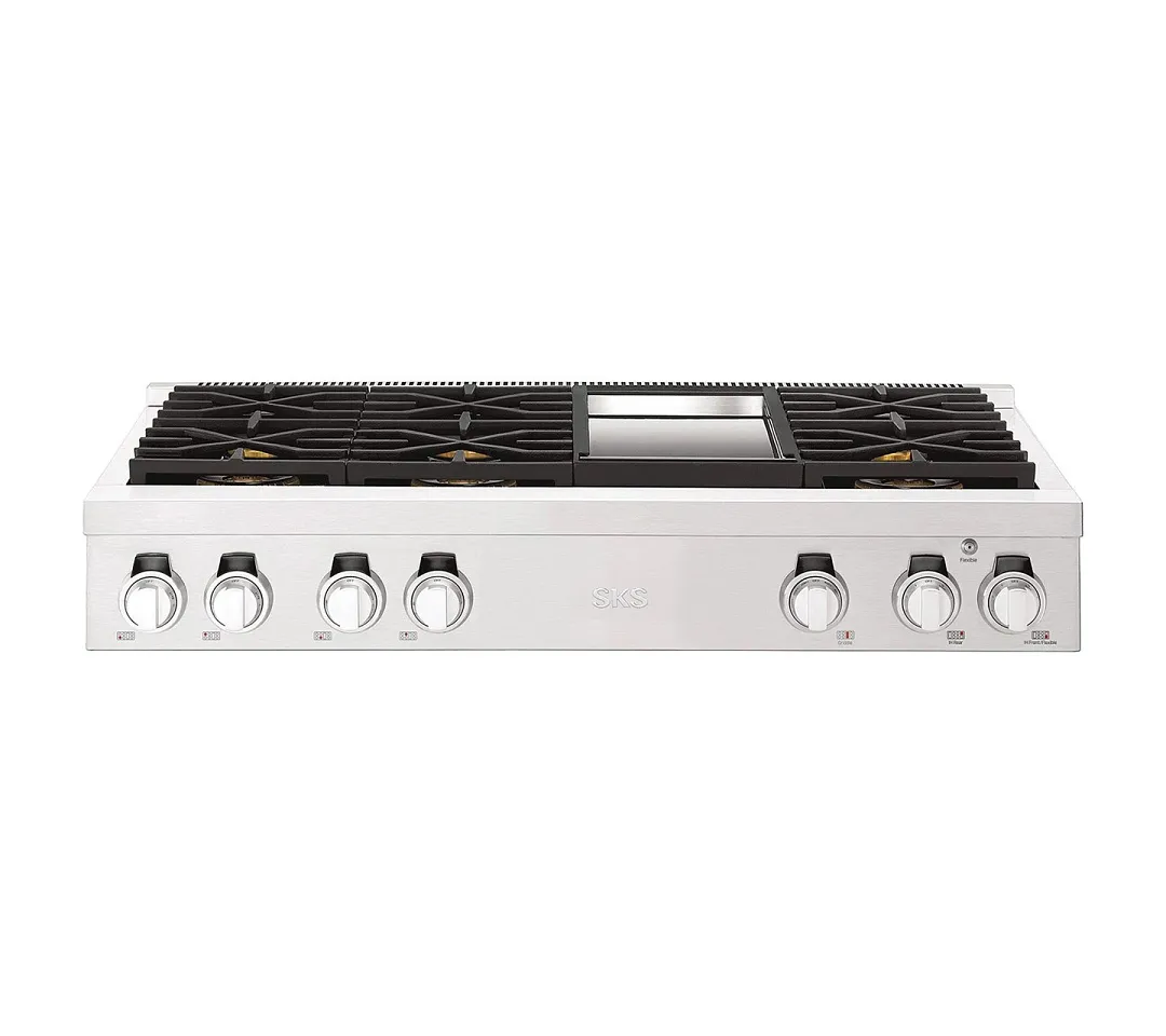 Sks 480 Series Stainless Steel 48" Gas Cook Top