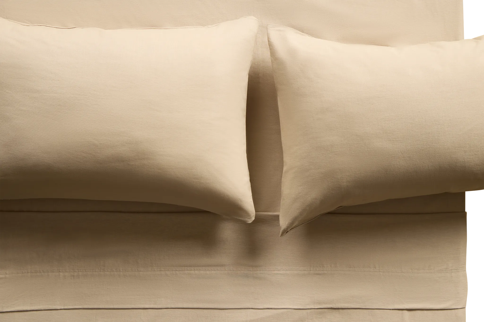 Rest & Renew Linen Blend Dark Beige Sheet Set