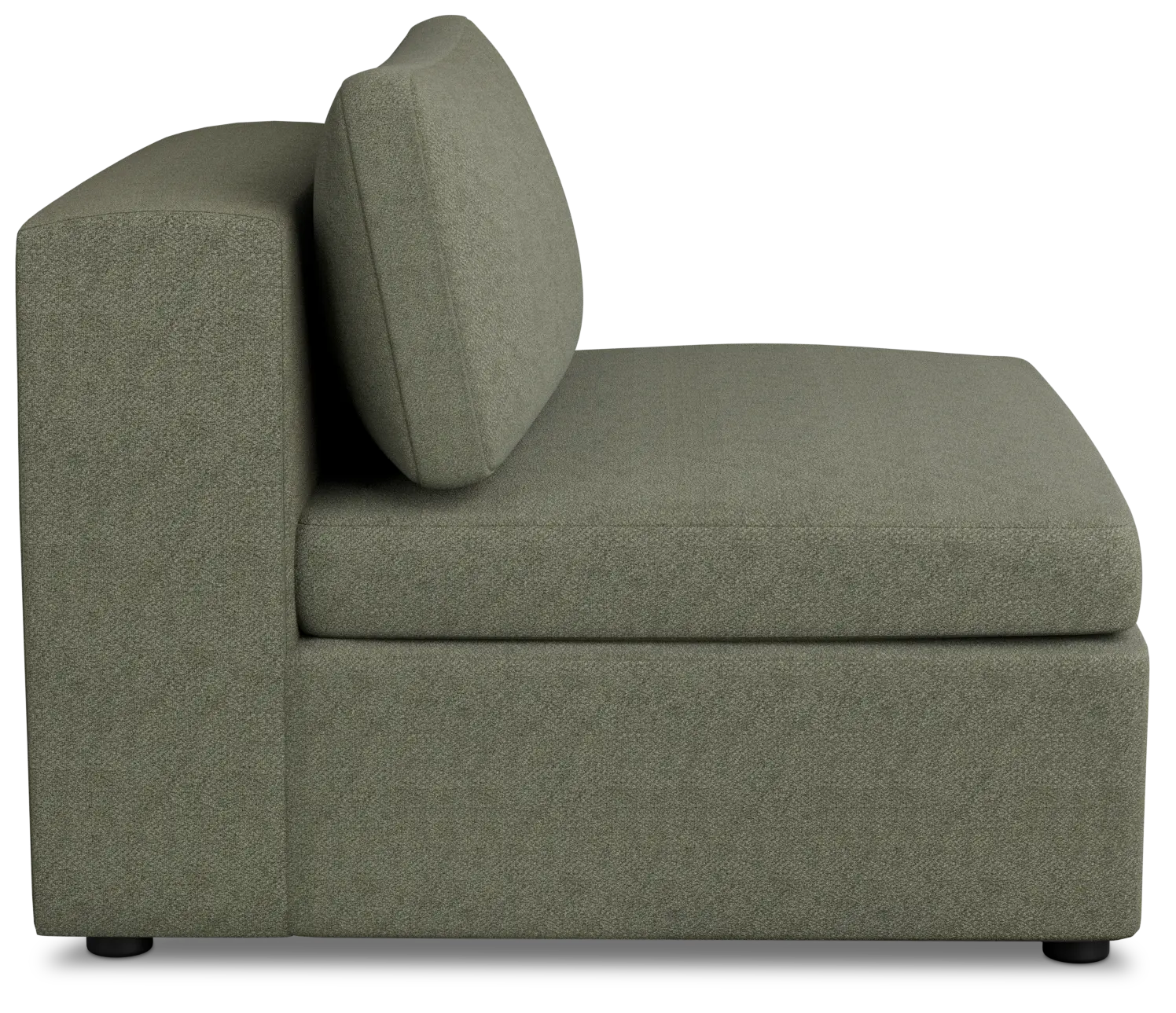 Destin Sutton Green Fabric Armless Chair Destin Sutton Green Fabric Armless Chair