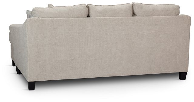 Abney Light Taupe Micro Sofa Chaise Sleeper