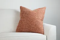 Sutt Orange 24" Accent Pillow