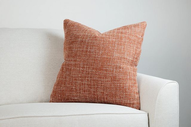 Sutton Orange 24" Accent Pillow