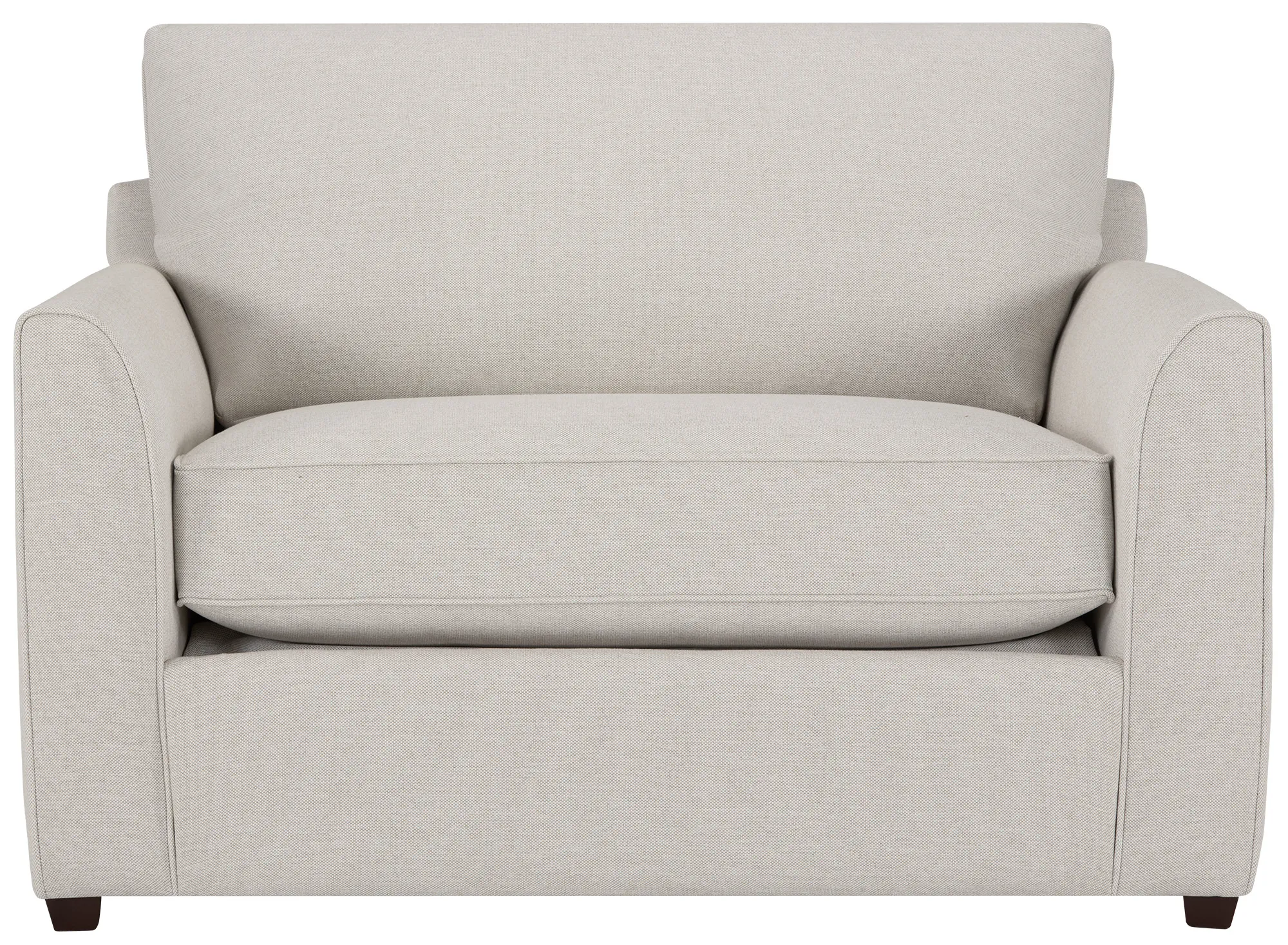 Asheville Light Taupe Fabric Memory Foam Sleeper