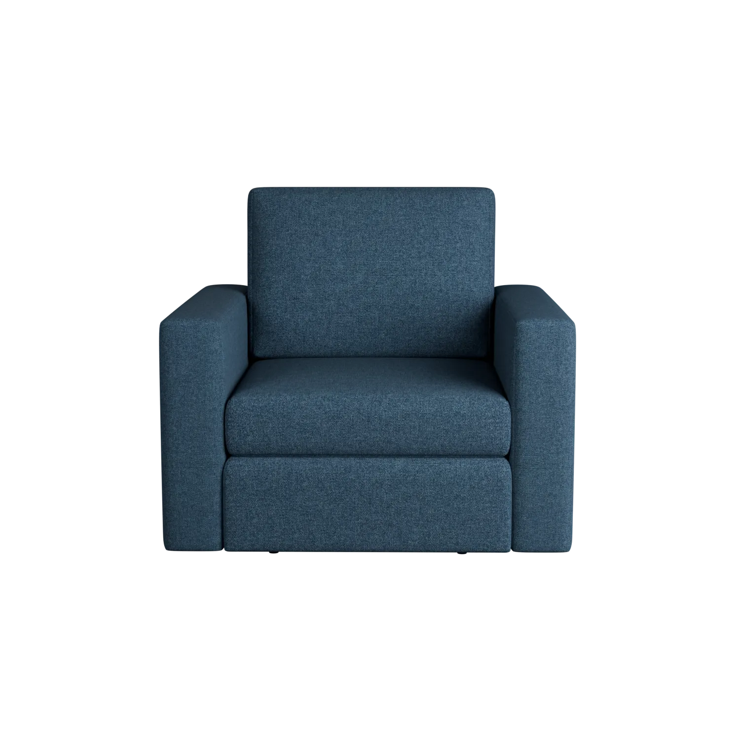 Citymod Blue Fabric Swivel Chair