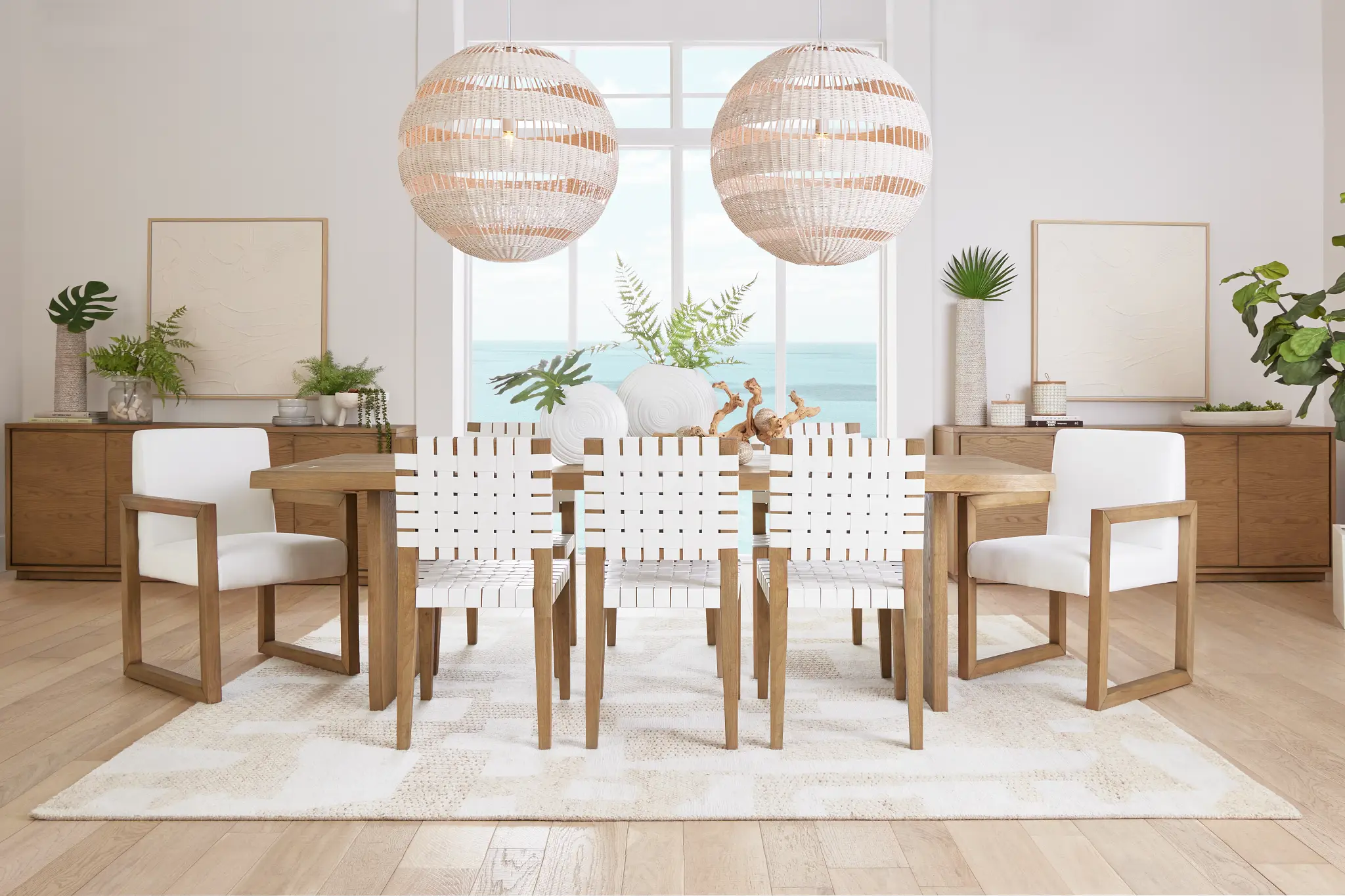 Haven Light Tone Wood Rectangular Table Haven Light Tone Wood Rectangular Table
