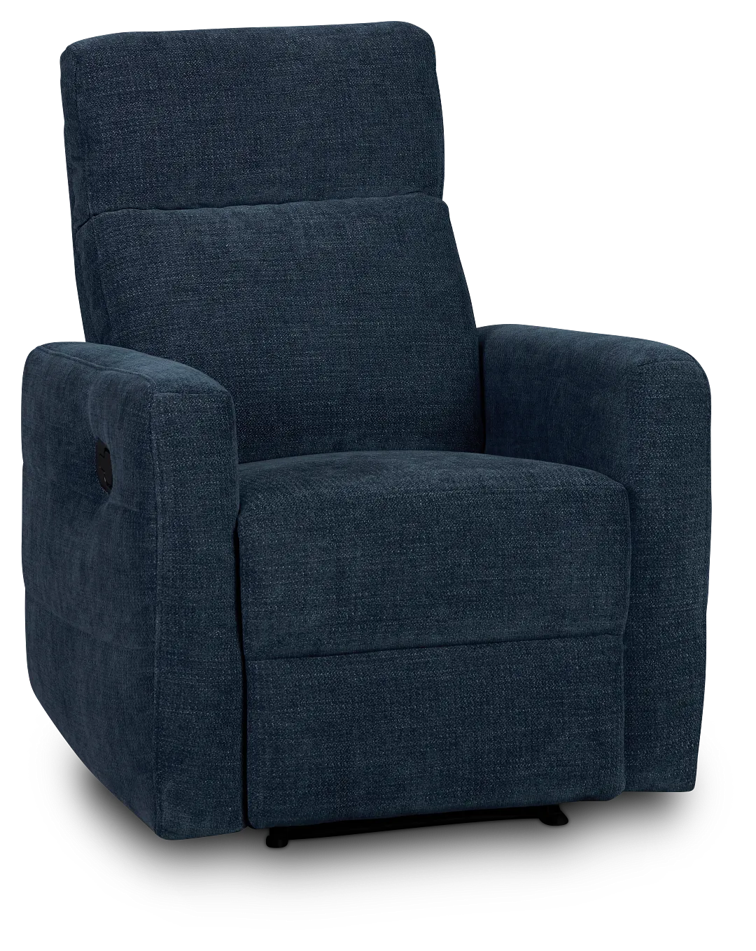 Rae Dark Blue Fabric Recliner