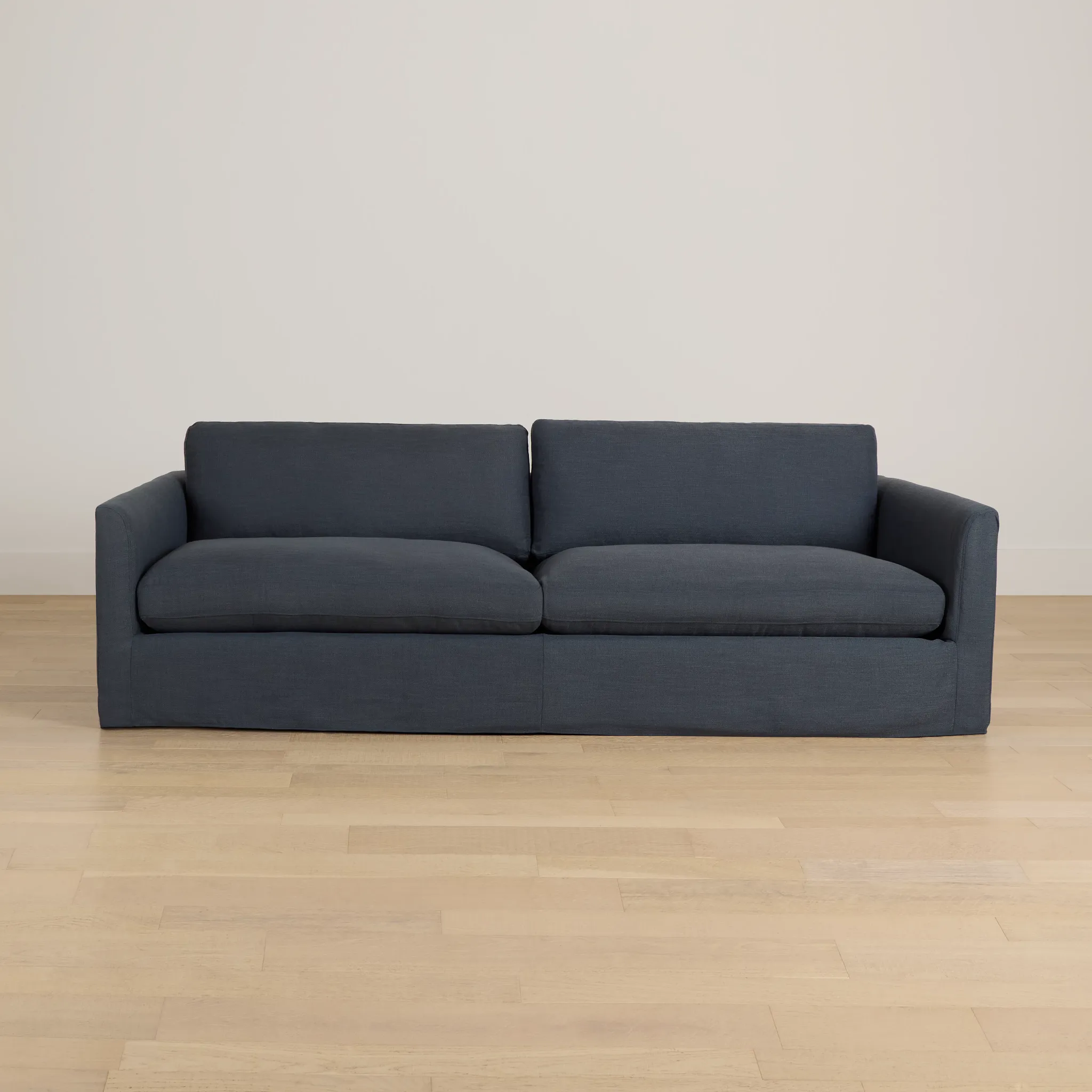 Willow 102" Navy Fabric Sofa