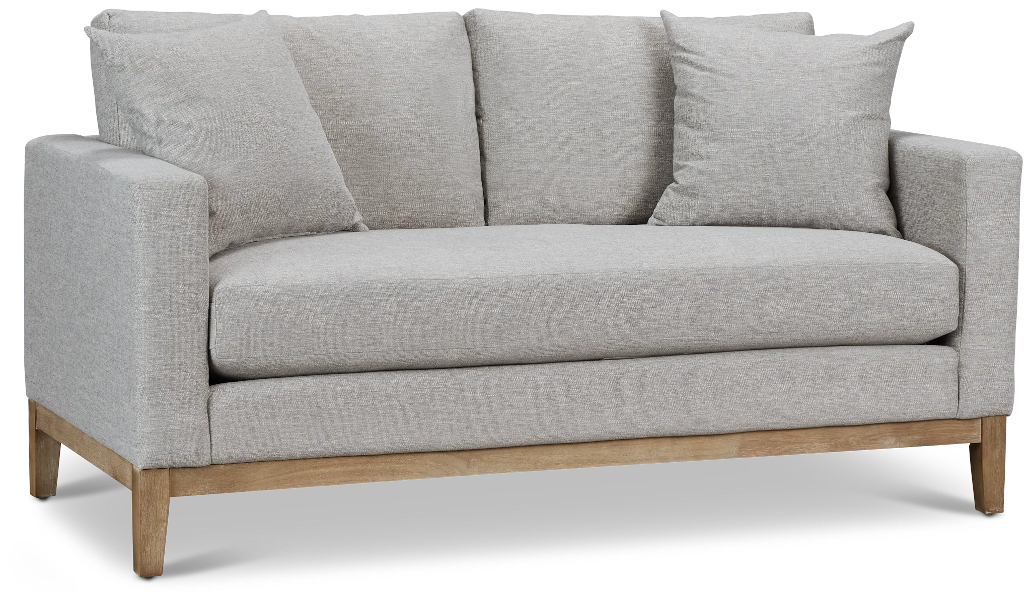 Emma Gray Fabric Loveseat