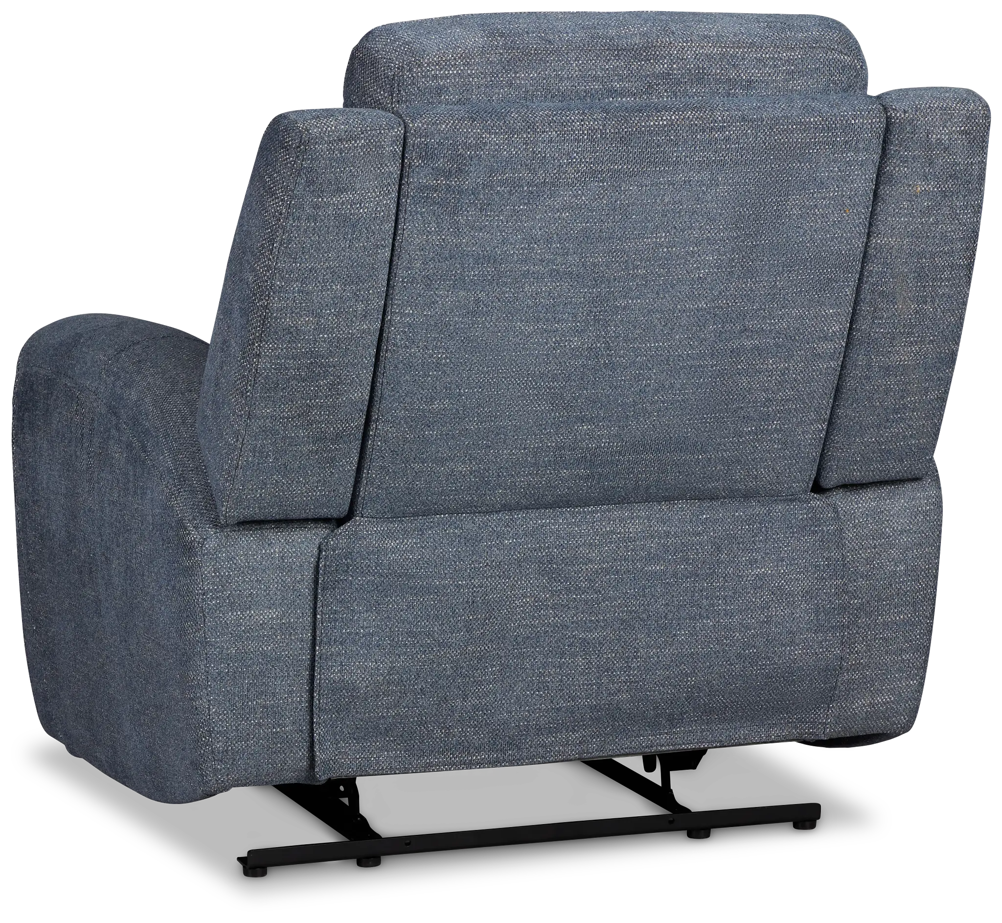 Walker Blue Fabric Recliner Walker Blue Fabric Recliner