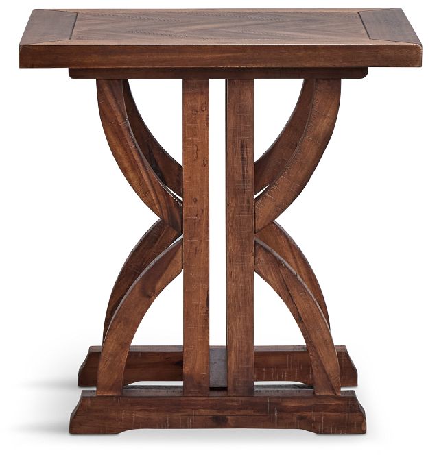 Joplin Dark Tone Rectangular End Table